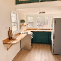Charming Double-Loft Tiny Home with Washer & Dryer Included