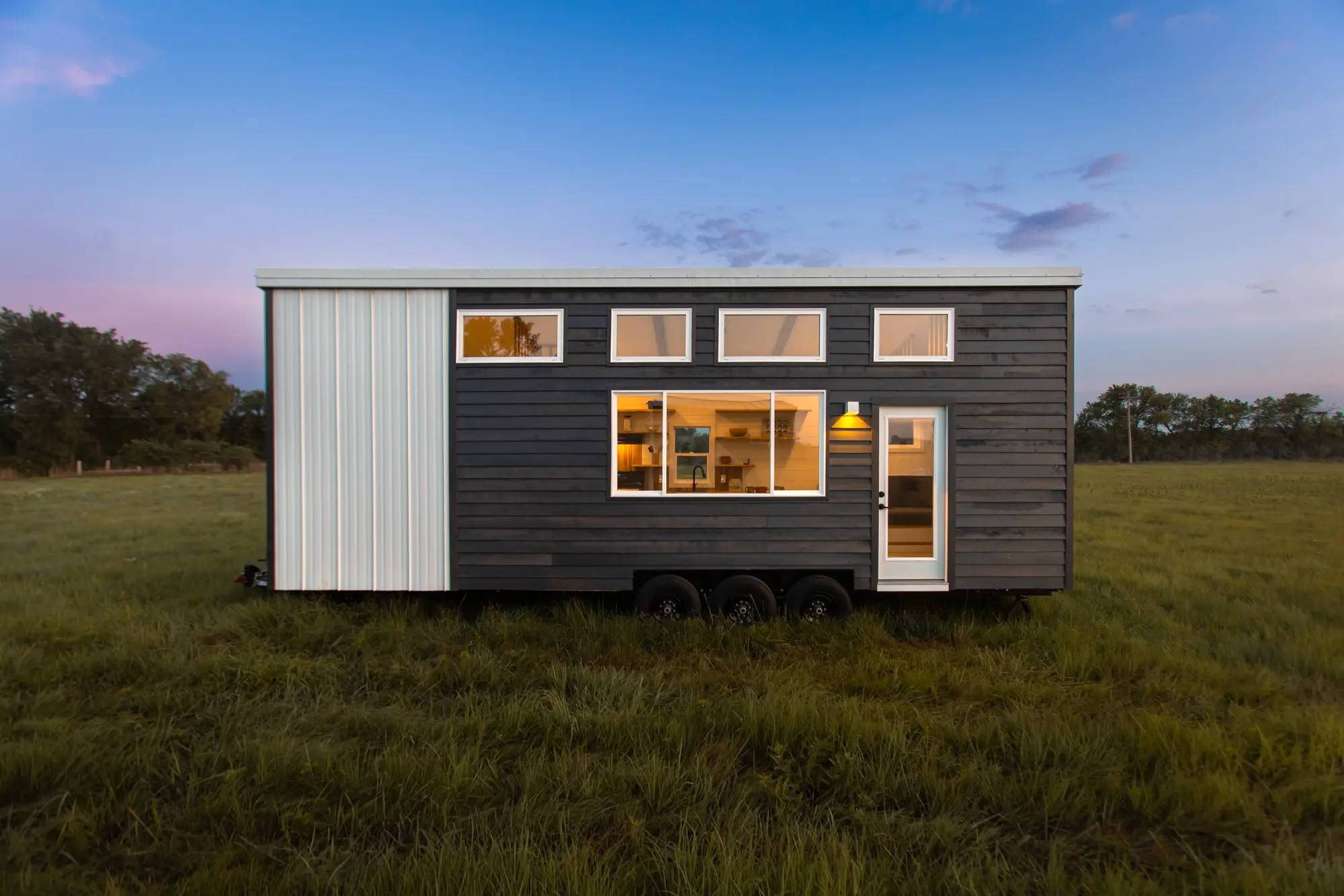 Newly Built Tiny House with Flexible Two-Loft Layout