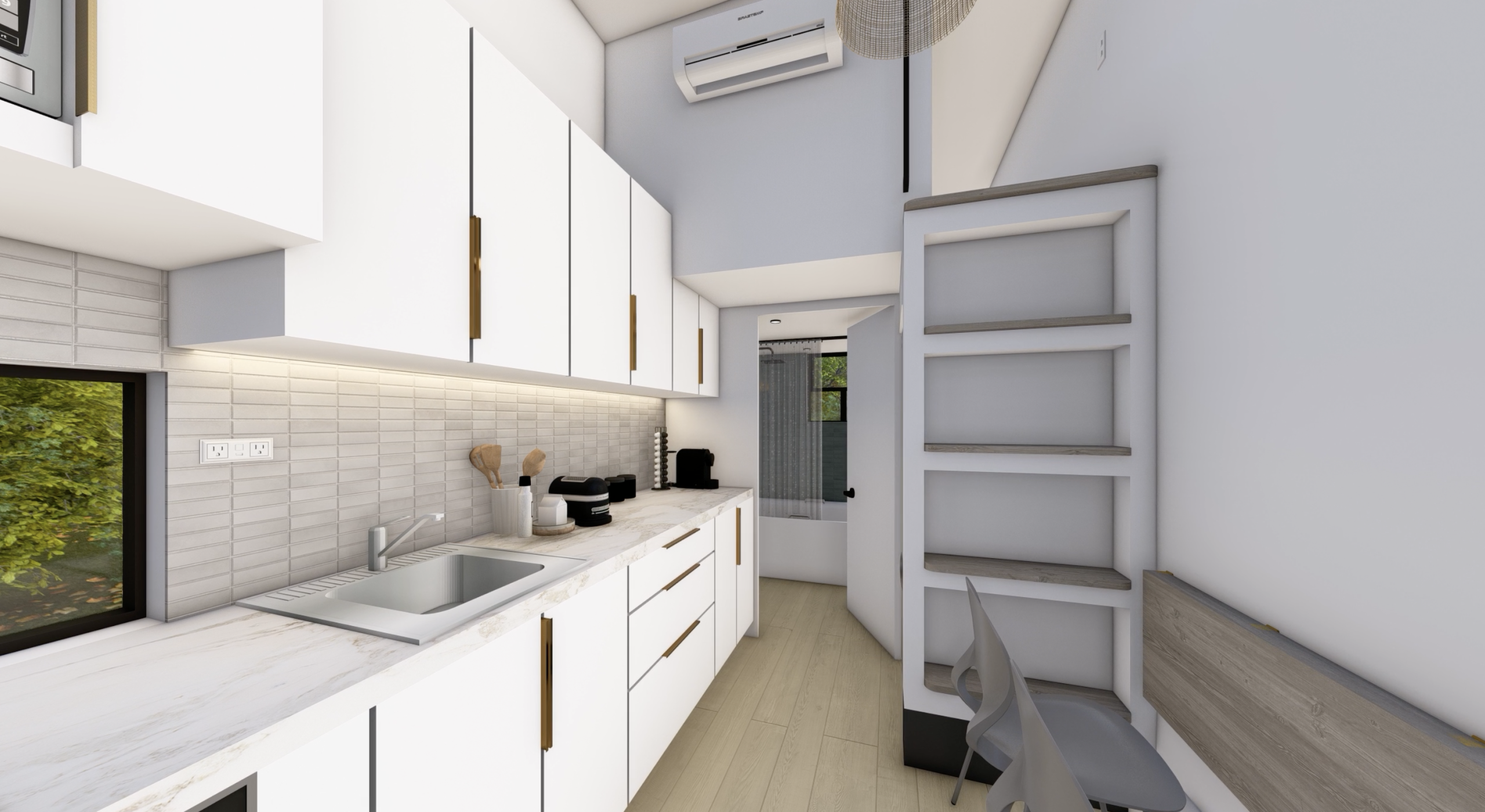 Modern 25-Ft Tiny House on Wheels – Certified Construction & Nationwide Delivery - Image 7