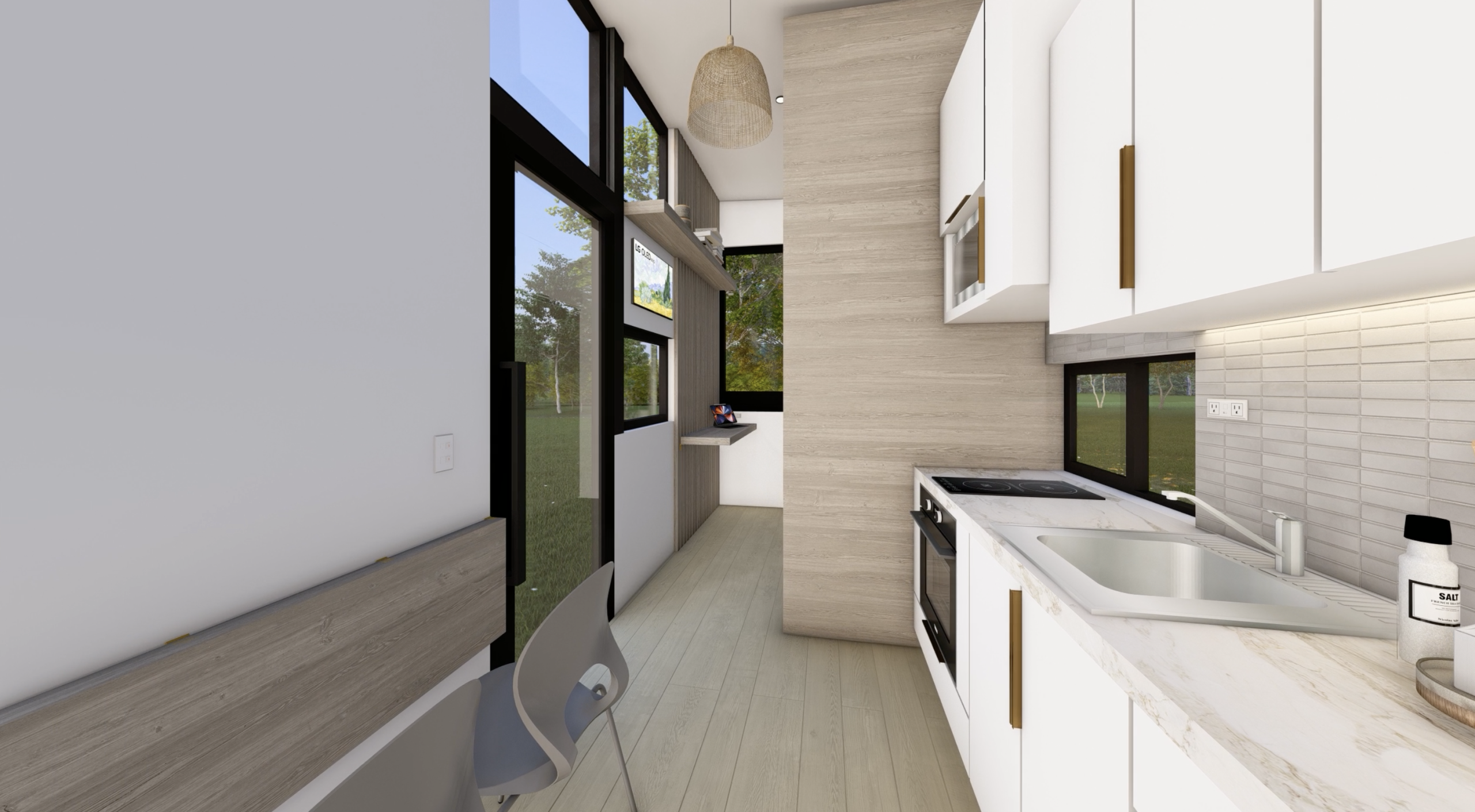 Modern 25-Ft Tiny House on Wheels – Certified Construction & Nationwide Delivery - Image 9