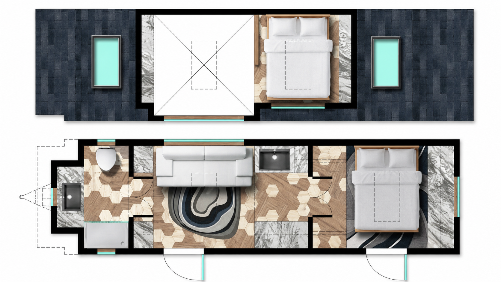 New 2026 Tiny Home Shell with Flexible 2-Bedroom Layou - Image 5