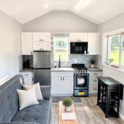 Fully Equipped Tiny Home with Stylish Interior