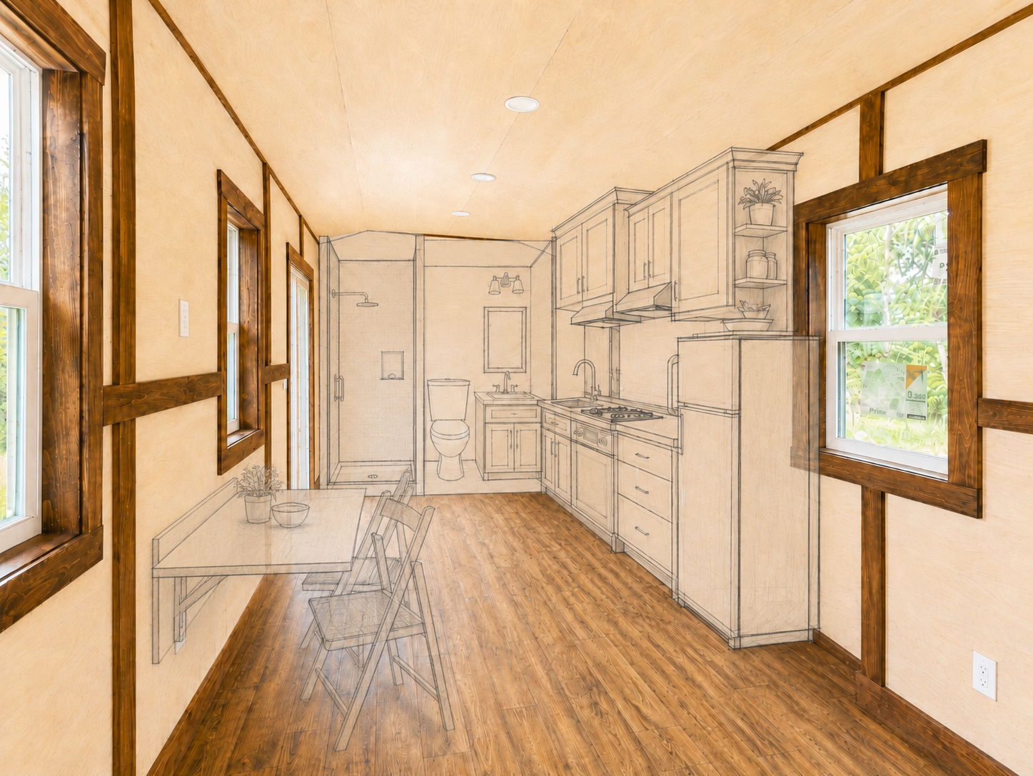 New Tiny Home Shell Cabin with Delivery Available - Image 8